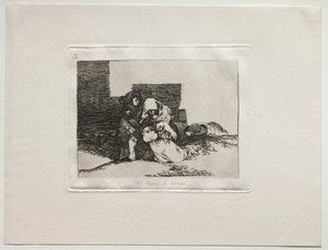 أهوال الحرب: لا تصل في الوقت المناسب بواسطة Francisco de Goya