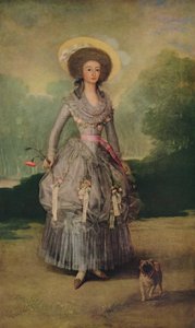 ماركيزا دي بونتيجوس ، c1786 بواسطة فرانسيسكو دي جويا