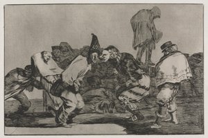 الأمثال: كرنفال فولي ، 1864. بواسطة فرانسيسكو دي جويا