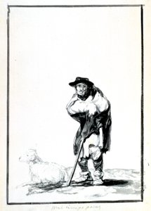 الراعي ، c1760-1820 بواسطة فرانسيسكو دي جويا