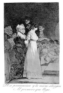يقولون نعم وأعطوا يدهم لأول وافد ، 1799 بواسطة فرانسيسكو دي جويا