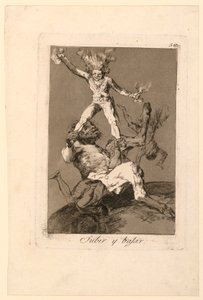 اعلى واسفل بواسطة Francisco de Goya y Lucientes