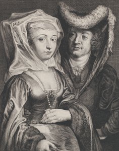 القديس بيبين الأول وابنته القديسة بغا ، كاليفورنيا. 1645-1672. بواسطة Franciscus van der Steen