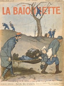 "جرحانا" ، غلاف مجلة "La Baionette"