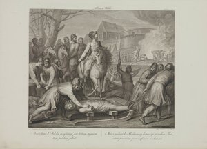 تدمير الآلهة الوثنية من قبل ميسزكو الأول ملك بولندا من قبل سموجليفيتش وفرانسيسيك (1745-1807). الطباعة الحجرية ، أواخر القرن الثامن عشر .. مجموعة خاصة
