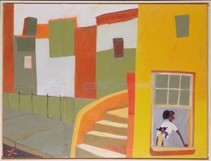 براونستون بلوز، 2000 (وسائط مختلطة على قماش)