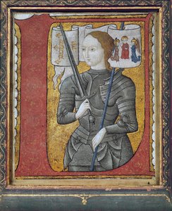 رسم تخطيطي أولي تاريخي لجون دارك (1412-31) ، القرن الخامس عشر