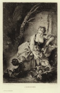 L'Heureuse Mere (نقش) بواسطة فرانسوا (بعد) باوتشر