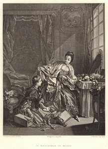 La Marchande de Modes (نقش) بواسطة فرانسوا (بعد) باوتشر