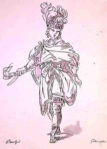 زي الأوبرا ، من مجموعة Menus Plaisirs ، بالفاكس بواسطة A. Guillaumot Fils (لون ليثو) بواسطة فرانسوا (بعد) باوتشر