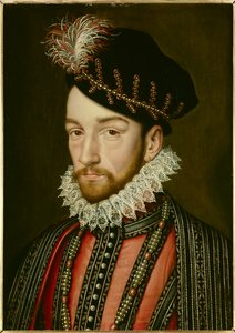 صورة لتشارلز التاسع (1550 - 1574). لوحة فرانسوا كلويه (1515-1572)