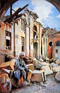 معركة فردان: فناء قصر الأسقف المدمر