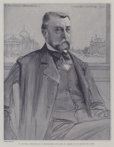 Joseph-Antoine Bouvard, French architect and administrator (litho)