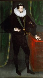 صورة هنري الثالث ملك فرنسا ، حوالي عام 1585 (لوحة) بواسطة فرانسوا (دائرة) كويسنيل