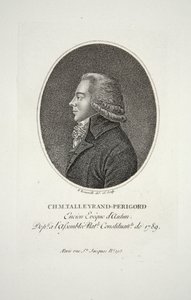 M.Talleyrand-Perigord، Encien Eveque dAutun، pub. 1791 بواسطة فرانسوا بونفيل