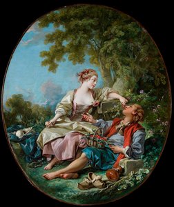 "القبقاب" "لوحة فرانسوا باوتشر (1703-1770) 1768 معرض الفنون في أونتاريو ، تورنتو بواسطة فرانسوا باوتشر