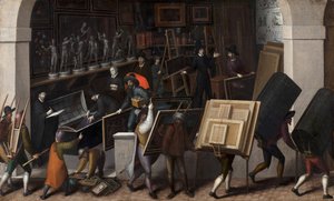 مصادرة محتويات استديو رسام ، ج 1590