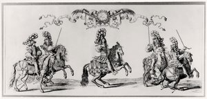 كاروسيل لـ Louis XIV (1639-1715) c.1662 بواسطة فرانسوا شوفو