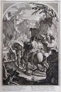 رسم توضيحي من "حياة القديس برونو ، مؤسس النظام الكارثوسي" باريس 1660. بعد لوحات Eustache Le Sueur ونقشها Fran Sois Chauveau © UIG / Leemage بواسطة فرانسوا شوفو