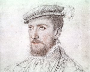 غاسبار دي كوليجني (1519-1572) (رسم) بواسطة فرانسوا كلويت