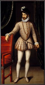 بورتريه في سفح الملك تشارلز التاسع (1550 - 1574) ملك فرنسا. لوحة فرانسوا كلويه (1515-1572) بواسطة فرانسوا كلويت