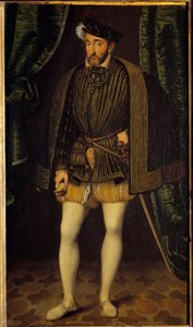 صورة لهنري الثاني (1519 - 1559) ملك فرنسا. رسم ورشة فرانسوا كلويه (1515-1572) بواسطة فرانسوا كلويت