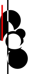 Treble Clef ، 2016 ، (طباعة الشاشة) بواسطة مجال فرانسوا