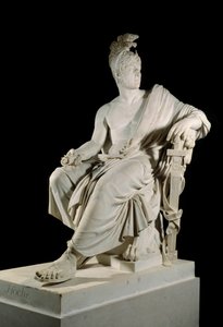 صورة لازار لويس هوش (1768-1797) ، الجنرال الفرنسي للثورة. النحت من قبل فرانسوا دومينيك أيمي ميلهوم (1758-1823) صن. 1،90 م فرساي ، متحف القلعة بواسطة فرانسوا دومينيك أيمي ميلهوم