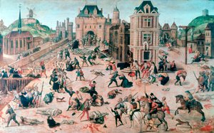 مذبحة يوم القديس بارثولوموس ، c1810-1870 بواسطة فرانسوا دوبوا