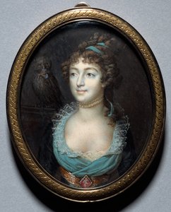 صورة مدموزيل ماري آن أديلايد لو نورمان ، ج. 1793.