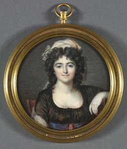 صورة لامرأة في ثوب بني ، 1795.