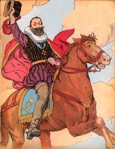 الملك هنري الرابع (1553-1610) (ملك فرنسا هنري الرابع) رسم لفرانسوا إدوارد زير (1856-1924) في Our-Glories-nationales "1920 بواسطة فرانسوا إدوارد زير