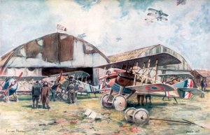 سرب مقاتل فرنسي مطار ، 1918 ، 1926. بواسطة فرانسوا فلامنج