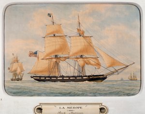 العميد ميروب ، بقلم فرانسوا رو (1811-1882) ، ألوان مائية ، فرنسا