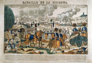 معركة بورودينو ، روسيا ، 7 سبتمبر 1812 ، c1835