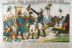 نابليون والجنرال كليبر في الحملة إلى مصر ، 1798 ، c1835