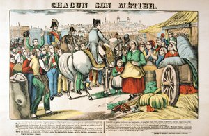 يعود نابليون إلى باريس من جزيرة إلبا ، 1815 ، c1835