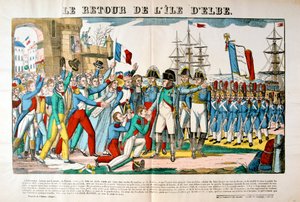 عودة نابليون من جزيرة إلبا ، 26 فبراير 1815 ، c1835