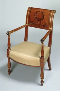 كرسي فونتينبلو ، 1796-1803 (الماهوجني)