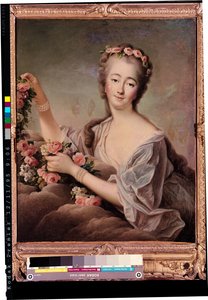 صورة للكونتيسة دو باري (1743-1793) باسم فلورا