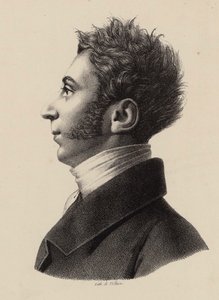 صورة لفرانز كزافييه وولفجانج موزارت 1791-1844 ، 1820. بواسطة فرانسوا لو فيلان