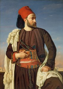 صورة لـ Leconte de Floris في زي الجيش المصري ، 1840 بواسطة فرانسوا ليون Benouville