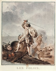 فيجارو في قتال مع هاربي ، ج .1786 (أكواتينت)