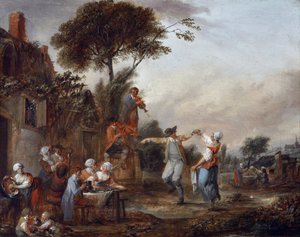 حزب القرية (الرسم) بواسطة فرانسوا لويس جوزيف واتو