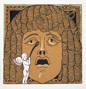 الأنف مدغدغ من كيوبيد ، من شخصية كوميدي ، حانة. 1922 (طباعة pochoir) بواسطة فرانسوا لويس سميث