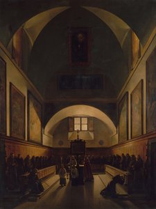 جوقة كنيسة الكابوتشين في روما ، 1814-15.