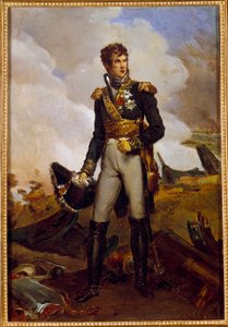 صورة على الأقدام جان لانيس ، دوق مونتيبيلو (1769-1809) مارشال الإمبراطورية اللوحة لفرانسوا جيرارد (1770-1837) القرن التاسع عشر الشمس. 0،3 × 0،22 م بواسطة البارون فرانسوا باسكال سيمون جيرار