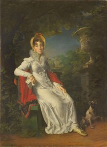 كارولين بونابرت 1782-1839 ، ملكة نابولي وصقلية ، في بوا دو بولون ، 1820-1830 بواسطة فرانسوا باسكال سيمون جيرارد
