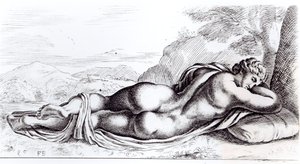 Hermaphrodite في حدائق بورغيزي ، c.1653