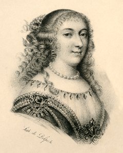 Mademoiselle de Montpensier، 1627-1693، c1830. بواسطة فرانسوا سيرافين ديلبك